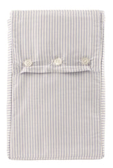 Ralph Lauren Home Organic Oxford Stripe One European Sham 26x26 Inches Blue / White